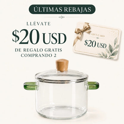 Olla Borosilicato Profesional.