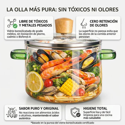 Olla Borosilicato Profesional