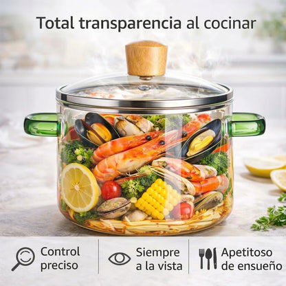 Olla Borosilicato Profesional